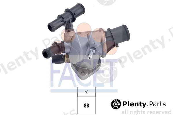 Facet 7.8583 — Thermostat, coolant Made in Italy - OE Equivalent