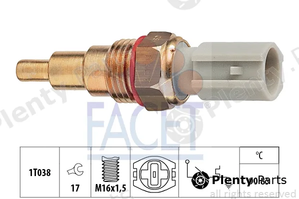 Facet 7.5205 — Temperature Switch, radiator fan Made in Italy - OE Equivalent