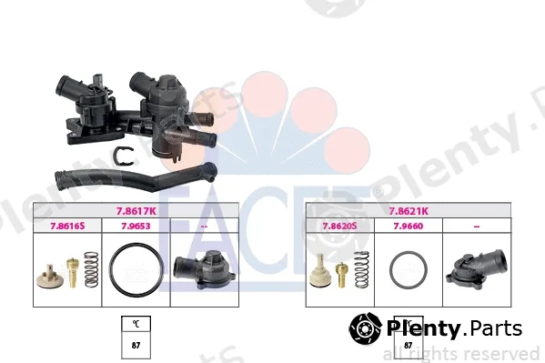 Facet 7.7955KK — Thermostat, coolant OE Equivalent