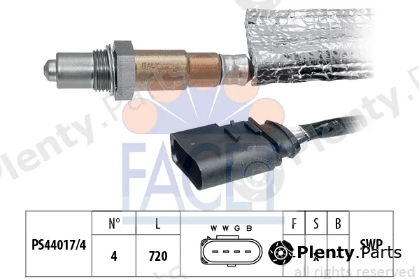 Facet 10.7163 — Lambda Sensor Made in Italy - OE Equivalent