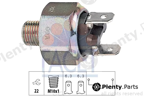 Facet 7.1102 — Stop Light Switch Made in Italy - OE Equivalent