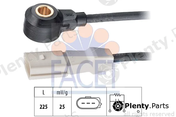 Facet 9.3037 — Knock Sensor Made in Italy - OE Equivalent