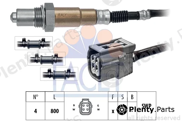 Facet 10.8382 — Lambda Sensor Made in Italy - OE Equivalent