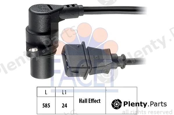 Facet 9.0082 — Sensor, crankshaft pulse Made in Italy - OE Equivalent