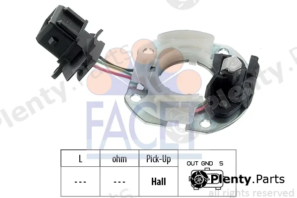 Facet 8.2744 — Sensor, ignition pulse Made in Italy - OE Equivalent
