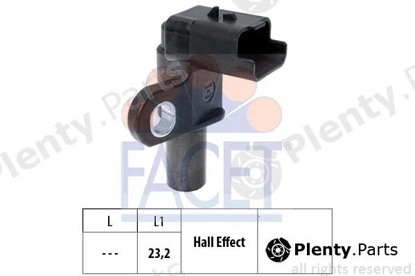 Facet 9.0332 — Sensor, camshaft position Made in Italy - OE Equivalent