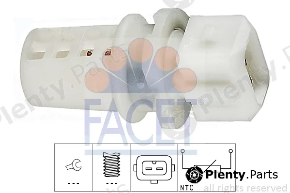 Facet 10.4009 — Sensor, intake air temperature Made in Italy - OE Equivalent