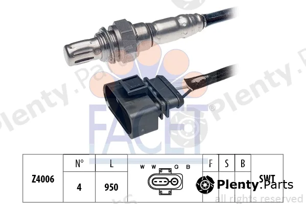 Facet 10.7049 — Lambda Sensor Made in Italy - OE Equivalent
