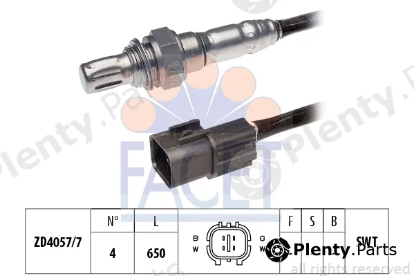 Facet 10.8188 — Lambda Sensor Made in Italy - OE Equivalent