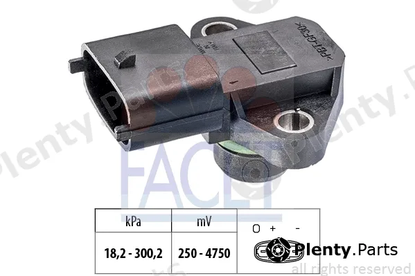 Facet 10.3345 — Air Pressure Sensor, altitude adaption Made in Italy - OE Equivalent