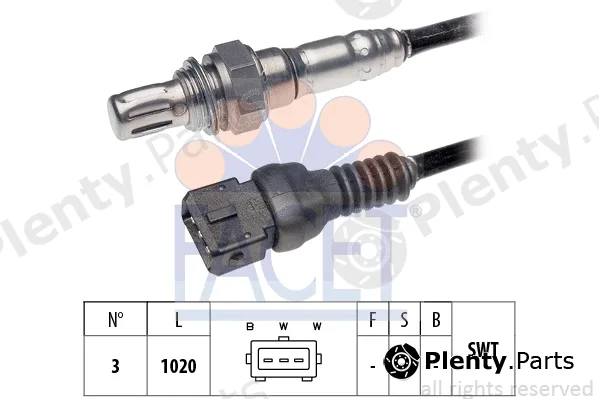 Facet 10.7045 — Lambda Sensor Made in Italy - OE Equivalent