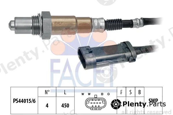 Facet 10.7282 — Lambda Sensor Made in Italy - OE Equivalent