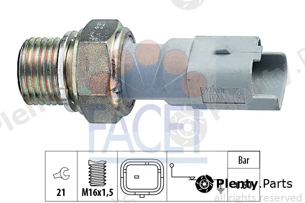 Facet 7.0130 — Oil Pressure Switch Made in Italy - OE Equivalent