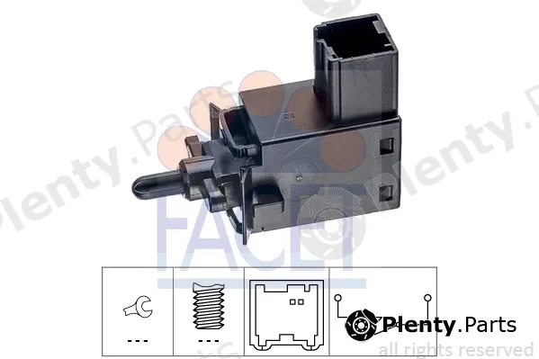 Facet 7.1242 — Switch, clutch control (cruise control) Made in Italy - OE Equivalent
