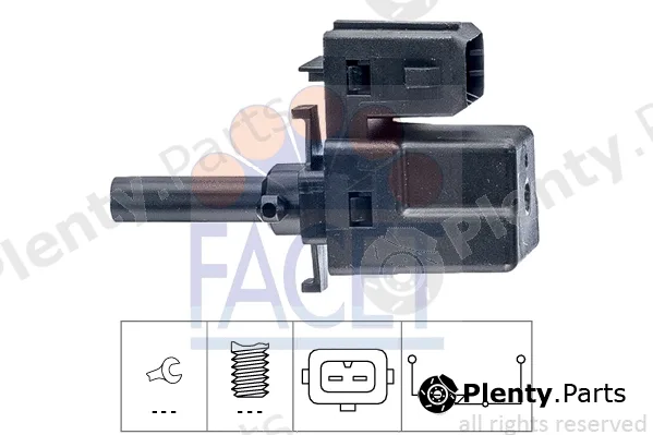 Facet 7.1188 — Switch, clutch control (cruise control) Made in Italy - OE Equivalent