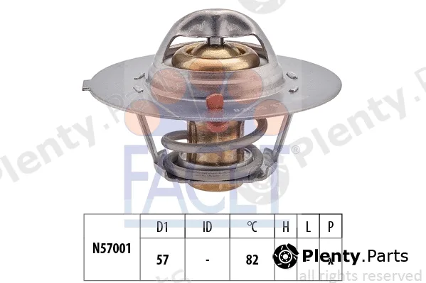 Facet 7.8209S — Thermostat, coolant Made in Italy - OE Equivalent