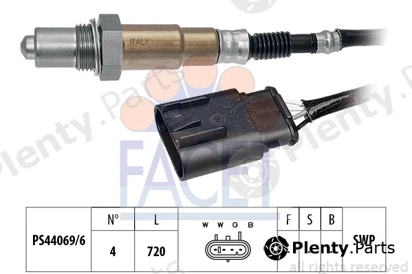 Facet 10.8209 — Lambda Sensor Made in Italy - OE Equivalent