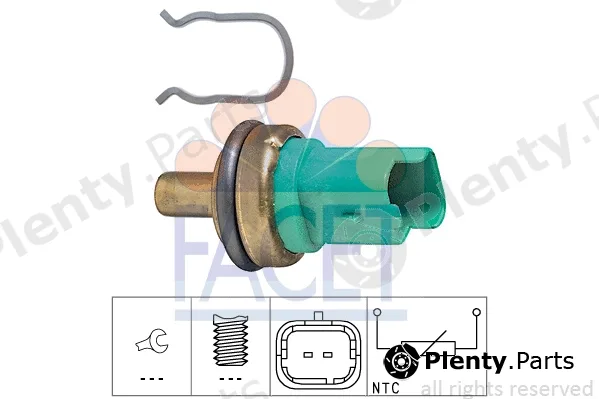Facet 7.3292 — Sensor, oil temperature Made in Italy - OE Equivalent
