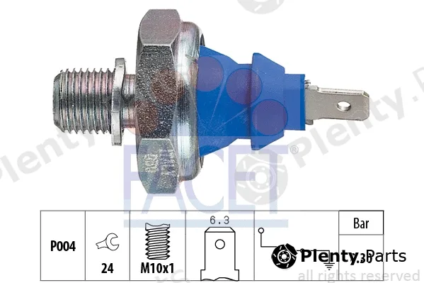 Facet 7.0108 — Oil Pressure Switch Made in Italy - OE Equivalent