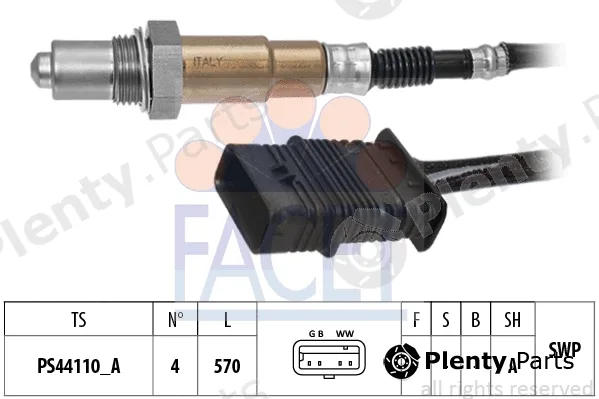 Facet 10.8553 — Lambda Sensor Made in Italy - OE Equivalent