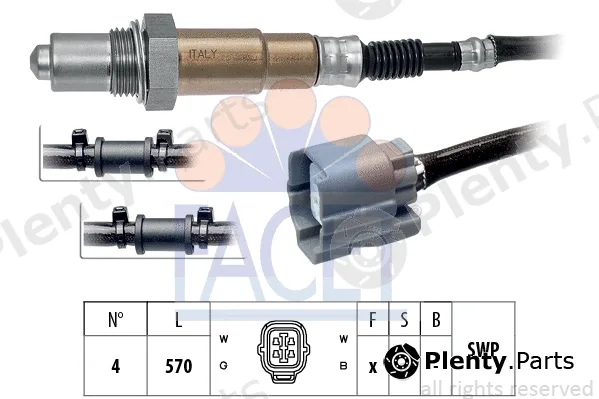 Facet 10.7492 — Lambda Sensor Made in Italy - OE Equivalent