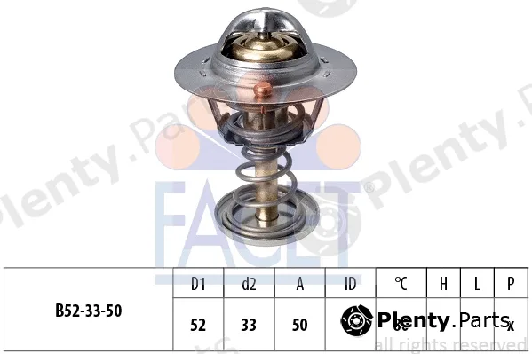 Facet 7.8674S — Thermostat, coolant Made in Italy - OE Equivalent