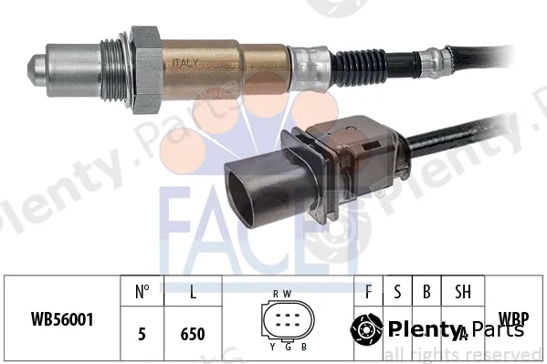 Facet 10.8413 — Lambda Sensor Made in Italy - OE Equivalent