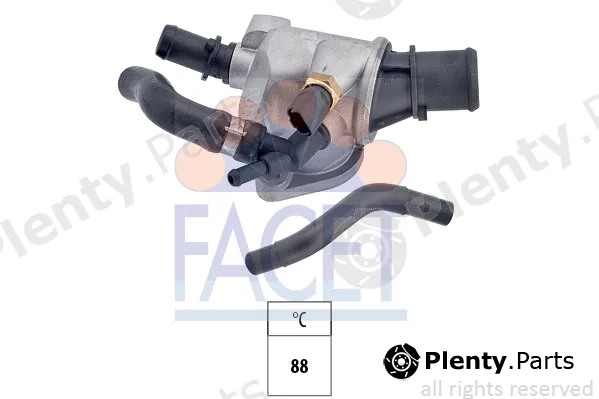Facet 7.8676 — Thermostat, coolant Made in Italy - OE Equivalent
