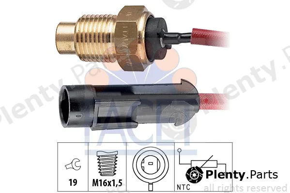 Facet 7.3175 — Sensor, coolant temperature Made in Italy - OE Equivalent