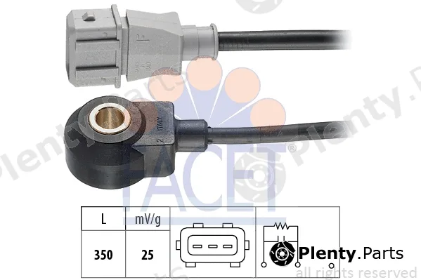 Facet 9.3052 — Knock Sensor Made in Italy - OE Equivalent