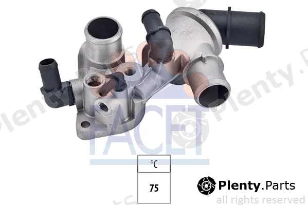 Facet 7.8142 — Thermostat, coolant Made in Italy - OE Equivalent