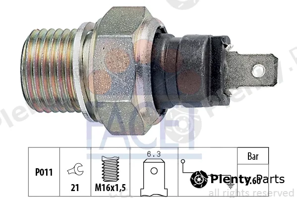 Facet 7.0021 — Oil Pressure Switch Made in Italy - OE Equivalent