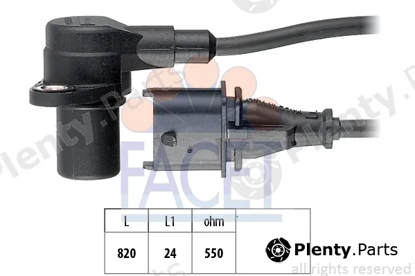 Facet 9.0234 — Sensor, crankshaft pulse Made in Italy - OE Equivalent