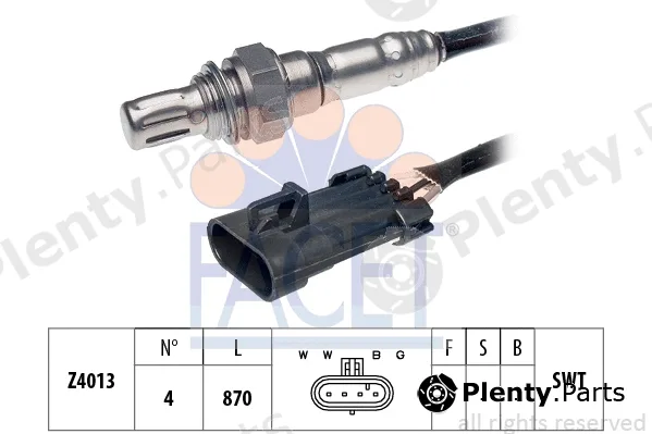 Facet 10.7070 — Lambda Sensor Made in Italy - OE Equivalent
