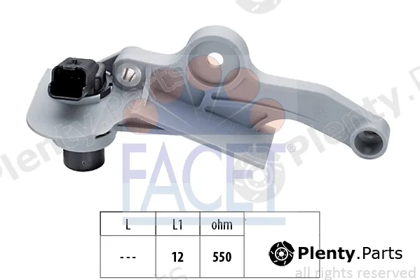 Facet 9.0299 — Sensor, crankshaft pulse Made in Italy - OE Equivalent