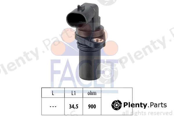 Facet 9.0389 — Sensor, crankshaft pulse Made in Italy - OE Equivalent