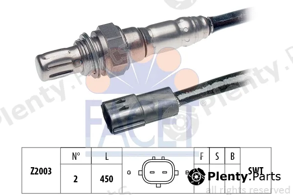 Facet 10.7134 — Lambda Sensor Made in Italy - OE Equivalent