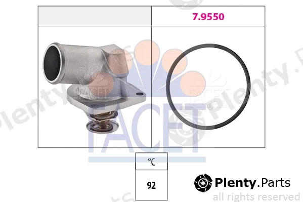 Facet 7.8194 — Thermostat, coolant Made in Italy - OE Equivalent