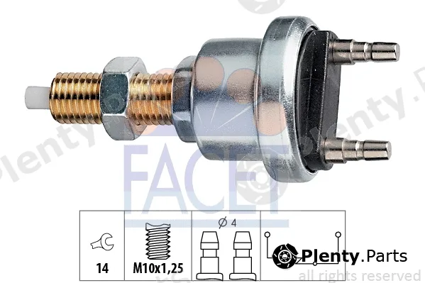 Facet 7.1006 — Stop Light Switch Made in Italy - OE Equivalent