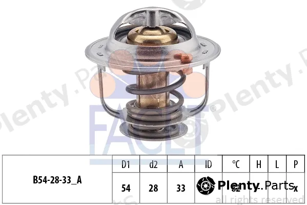 Facet 7.8371S — Thermostat, coolant Made in Italy - OE Equivalent