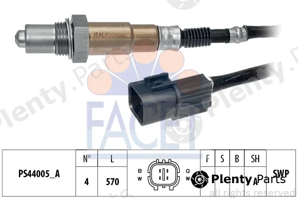 Facet 10.8260 — Lambda Sensor Made in Italy - OE Equivalent