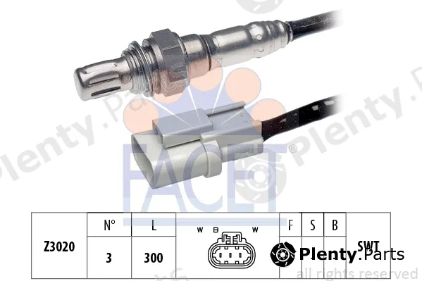 Facet 10.7396 — Lambda Sensor Made in Italy - OE Equivalent