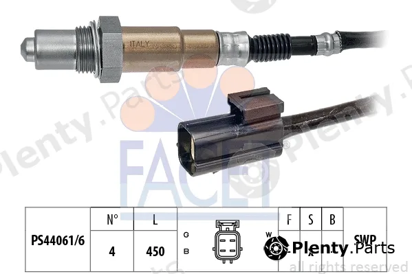 Facet 10.7202 — Lambda Sensor Made in Italy - OE Equivalent