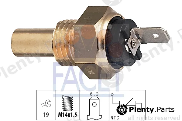 Facet 7.3015 — Sensor, coolant temperature Made in Italy - OE Equivalent