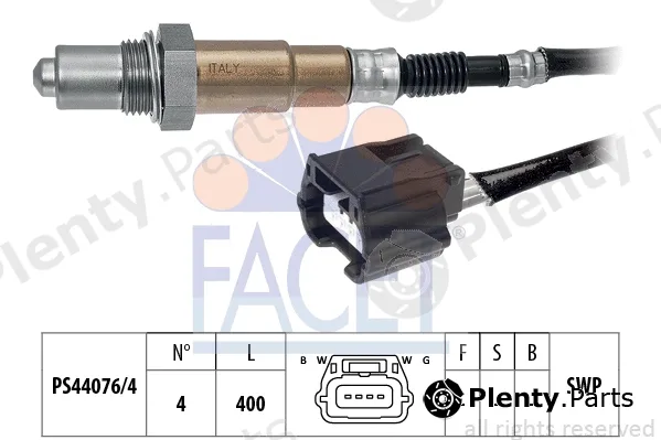 Facet 10.8226 — Lambda Sensor Made in Italy - OE Equivalent