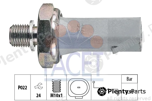 Facet 7.0134 — Oil Pressure Switch Made in Italy - OE Equivalent