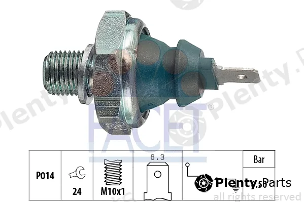 Facet 7.0138 — Oil Pressure Switch Made in Italy - OE Equivalent