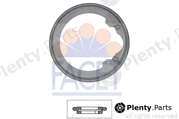 Facet 7.9628 — Seal, thermostat Made in Italy - OE Equivalent
