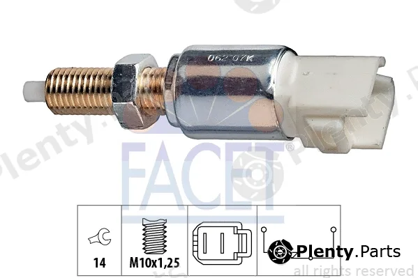 Facet 7.1062 — Stop Light Switch Made in Italy - OE Equivalent