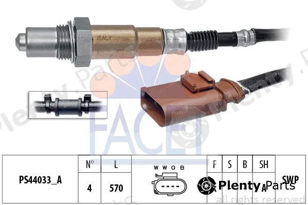Facet 10.8315 — Lambda Sensor Made in Italy - OE Equivalent